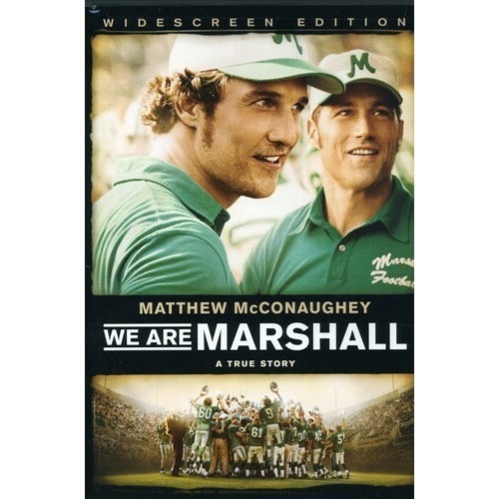 We Are Marshall true story DVD, 2006 movie video Matthew McConaughey widescreen